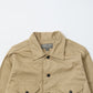 EMPIRE & SONS WORK SHIRT JACKET HIGHCOUNT CHINO CLOTH - KHAKI
