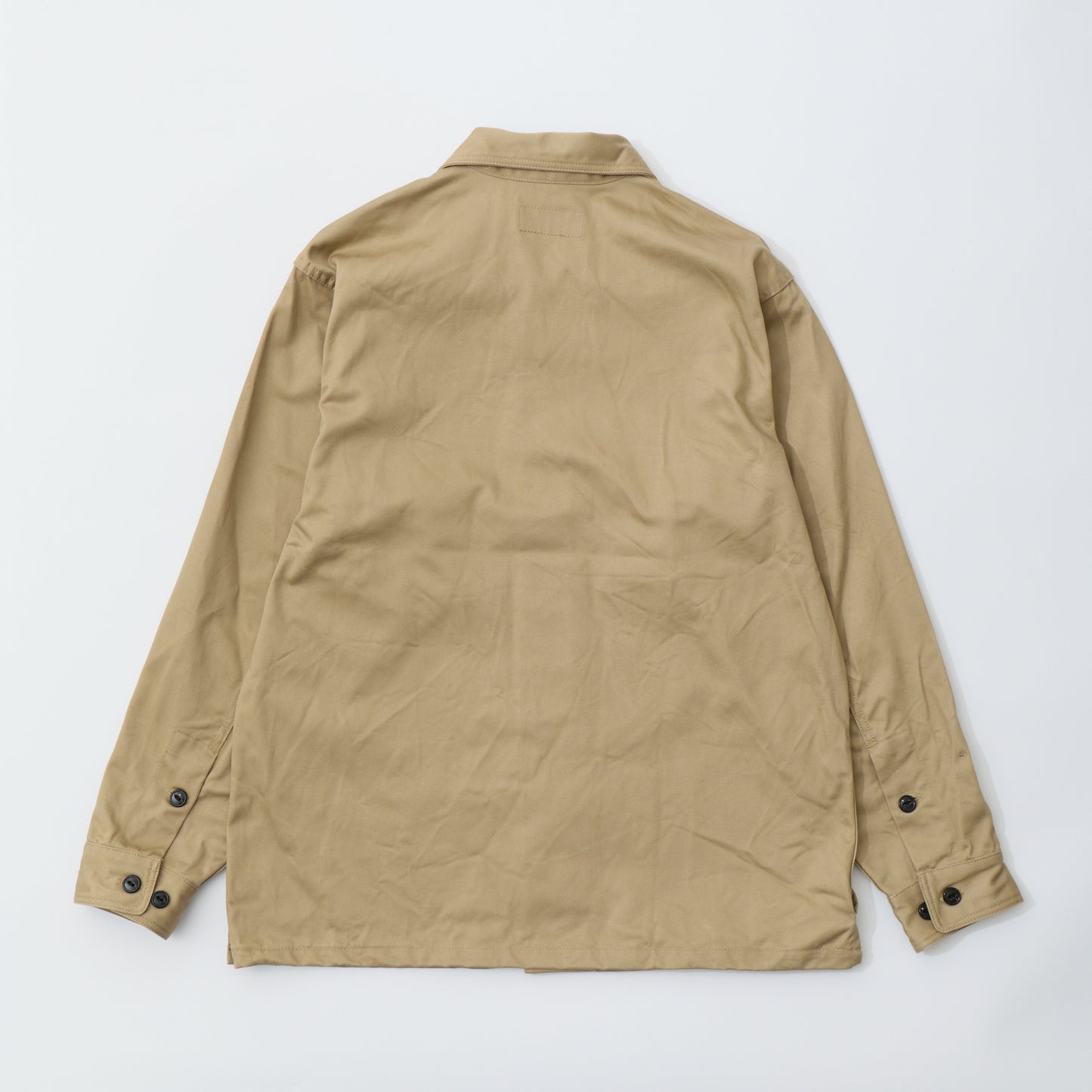 EMPIRE & SONS WORK SHIRT JACKET HIGHCOUNT CHINO CLOTH - KHAKI