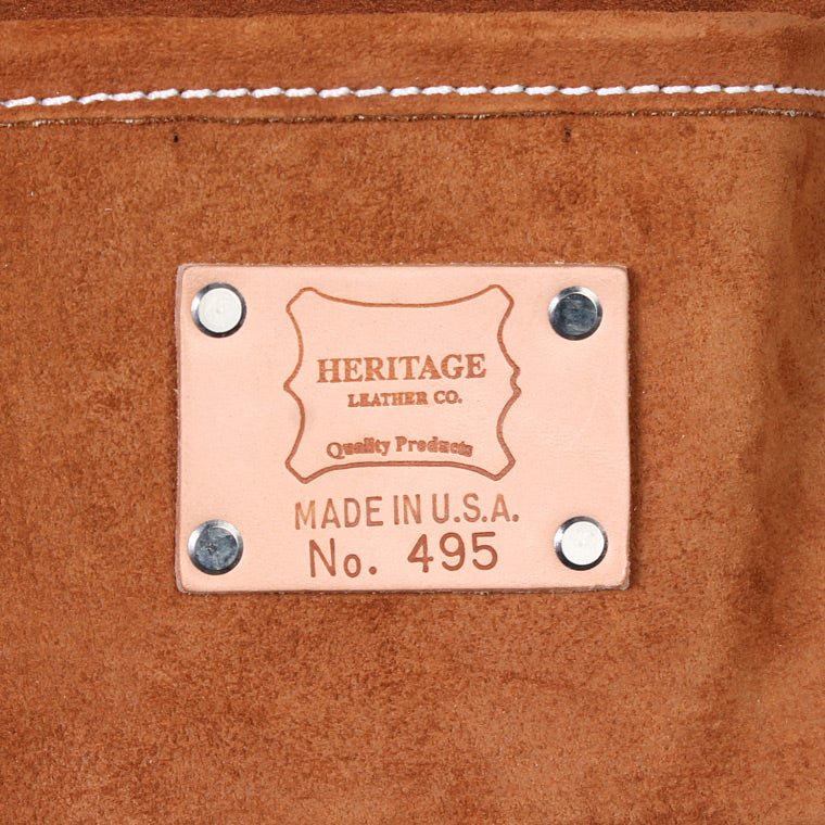 HERITAGE LEATHER 5POCKET SUEDE NAIL AND TOOL POUCH