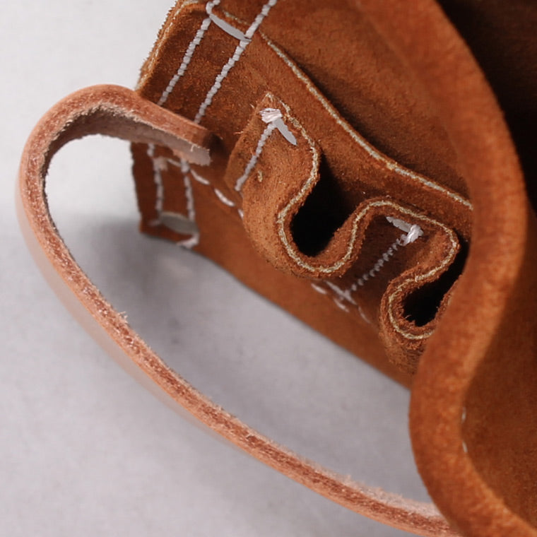 HERITAGE LEATHER 5POCKET SUEDE NAIL AND TOOL POUCH