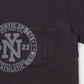 FELCO S/S CREW NECK POCKET T MADE IN USA BODY W/ PRINT NY CIRCLE FRONT - 3 COLORS - FELC-322