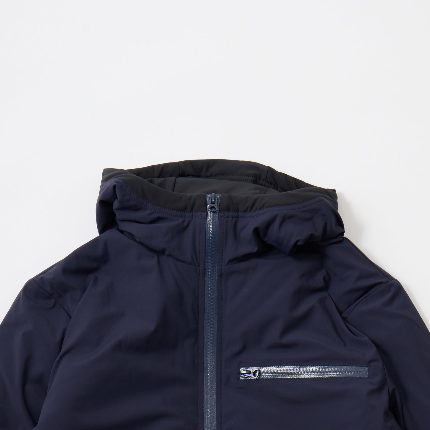 FELCO PUFFBALL ZIP FRONT HOODED JACKET -  WATER REPELLENCY STRETCH NYLON - 3 Colors - FELC-339