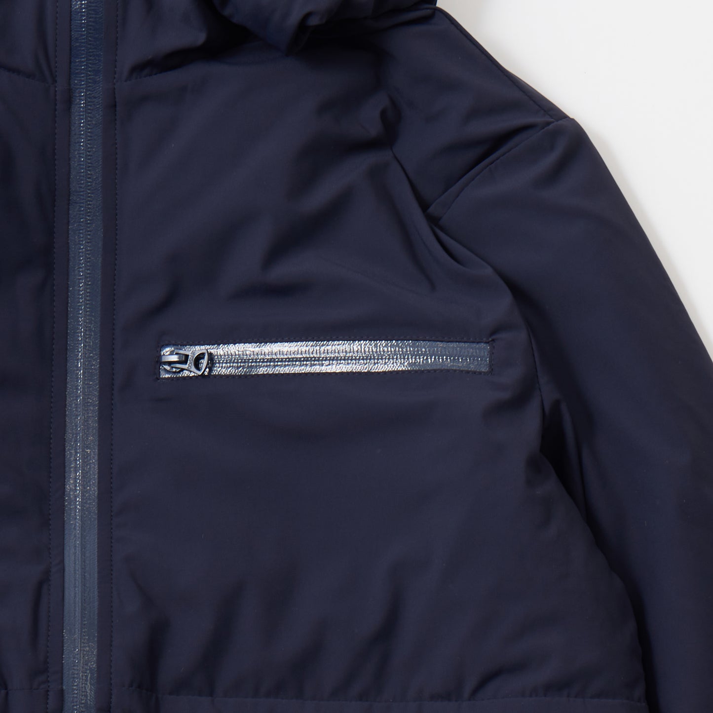 FELCO PUFFBALL ZIP FRONT HOODED JACKET -  WATER REPELLENCY STRETCH NYLON - 3 Colors - FELC-339