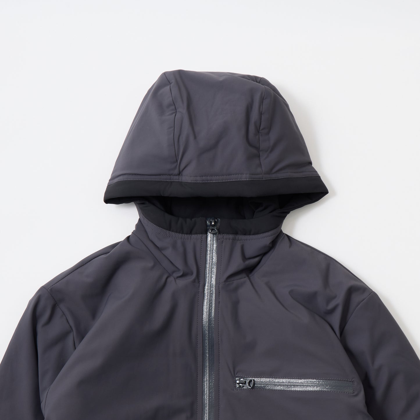 FELCO PUFFBALL ZIP FRONT HOODED JACKET -  WATER REPELLENCY STRETCH NYLON - 3 Colors - FELC-339