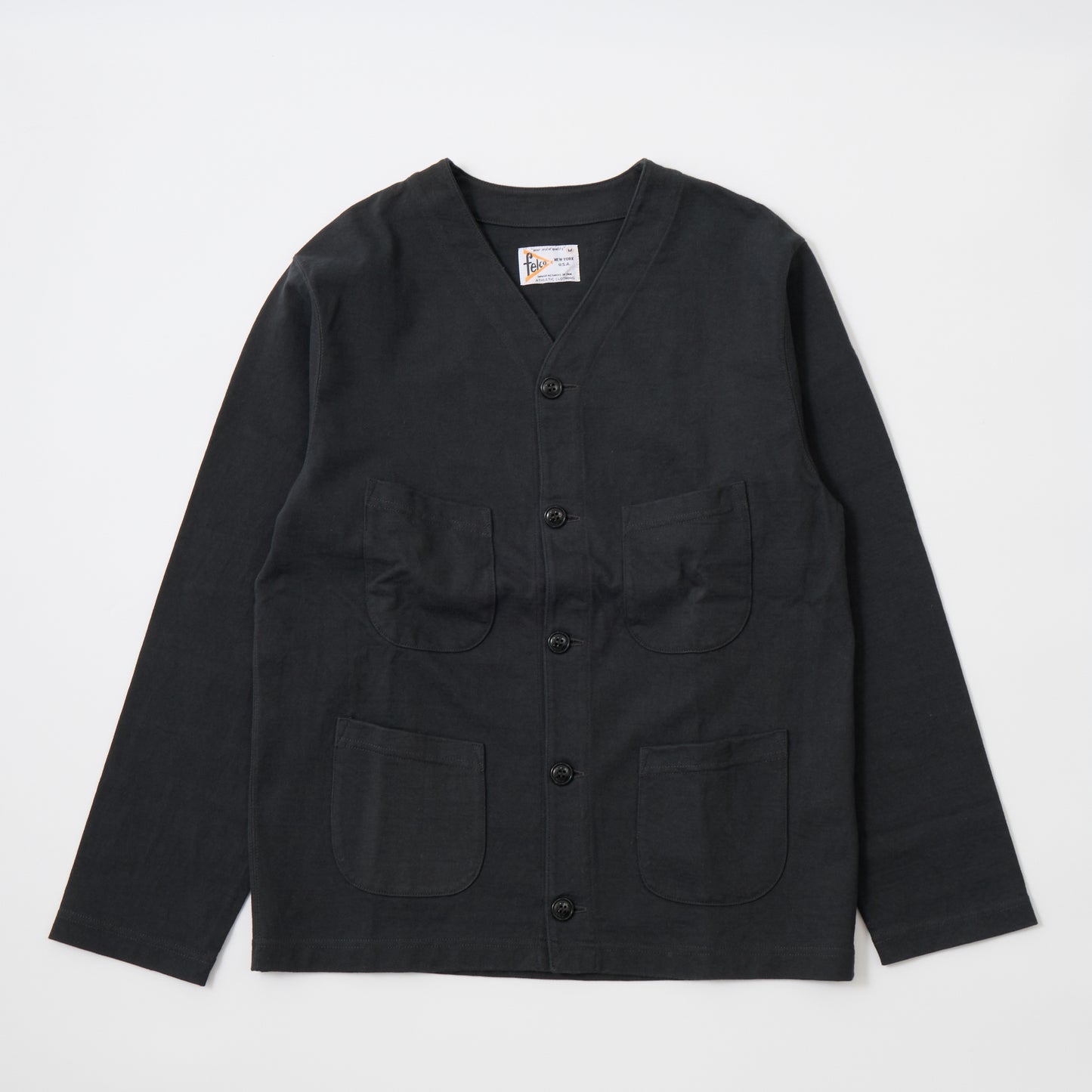 FELCO SUPER HARD JERSEY 4 PATCH POCKET CARDIGAN  - 4 Colors - FELC-346