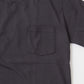 FELCO SS  V NECK POCKET-T 18 SINGLE TUBULAR JERSEY MADE IN USA - 2 COLORS