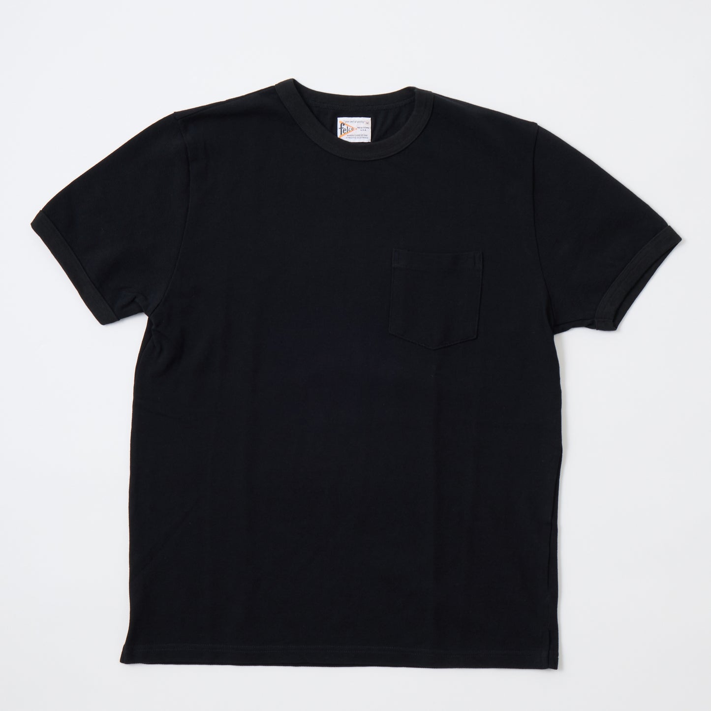 FELCO  S/S PIQUE CREW POCKET TEE 40/2 INDIAN COTTON - 4 Colors - FELC-359