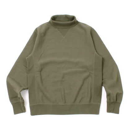 FELCO 12oz FRENCH TERRY L/S INVERSE WEAVE  V GUSSET TURTLE NECK - 6 COLORS