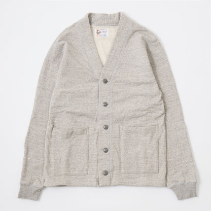 FELCO 12oz TERRY V-NECK LETTERED  CARDIGAN - 3 COLORS - FELC-372