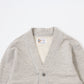 FELCO 12oz TERRY V-NECK LETTERED  CARDIGAN - 3 COLORS - FELC-372