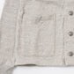 FELCO 12oz TERRY V-NECK LETTERED  CARDIGAN - 3 COLORS - FELC-372