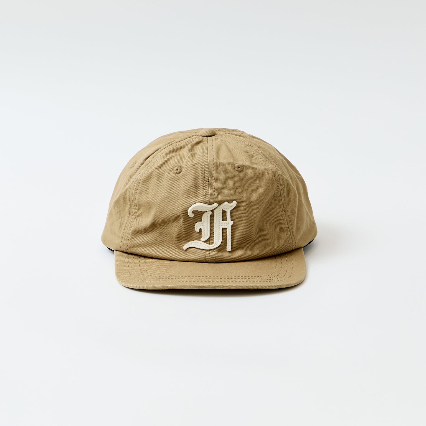 FELCO NEW SHAPE STONE WASHED TWILL BB CAP W/OLD FONT "F" FELT WAPPEN