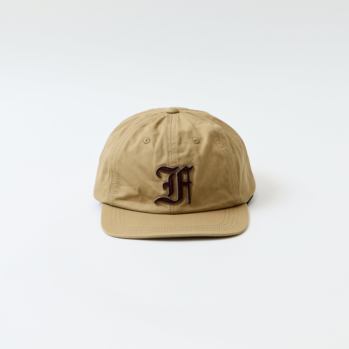 FELCO NEW SHAPE STONE WASHED TWILL BB CAP W/OLD FONT "F" FELT WAPPEN