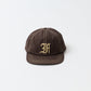 FELCO NEW SHAPE STONE WASHED TWILL BB CAP W/OLD FONT "F" FELT WAPPEN
