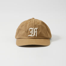 画像をギャラリービューアに読み込む, FELCO NEW SHAPE STONE WASHED TWILL BB CAP W/OLD FONT &quot;F&quot; FELT WAPPEN
