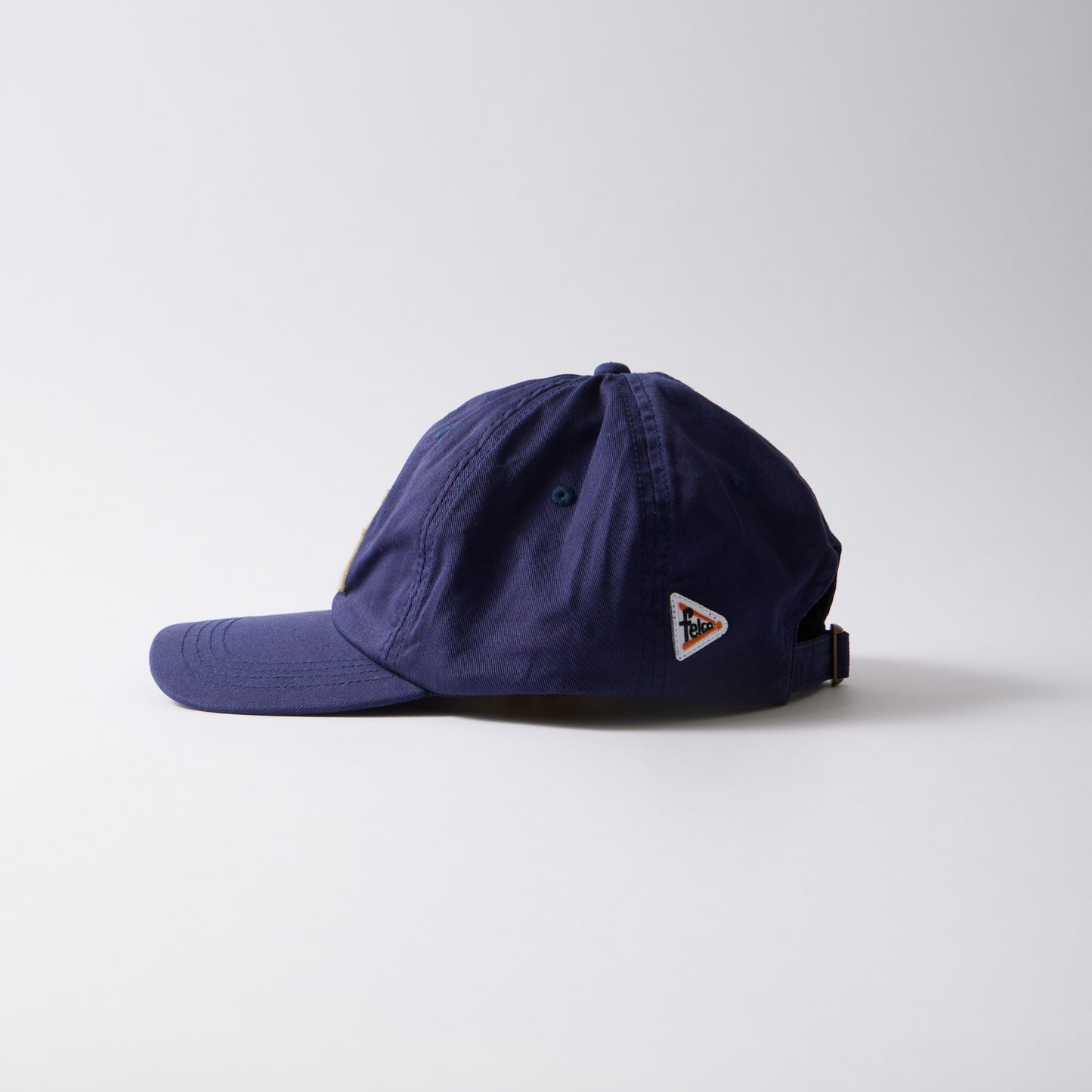 FELCO NEW SHAPE STONE WASHED TWILL BB CAP W/OLD FONT "F" FELT WAPPEN