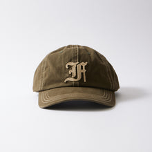 画像をギャラリービューアに読み込む, FELCO NEW SHAPE STONE WASHED TWILL BB CAP W/OLD FONT &quot;F&quot; FELT WAPPEN
