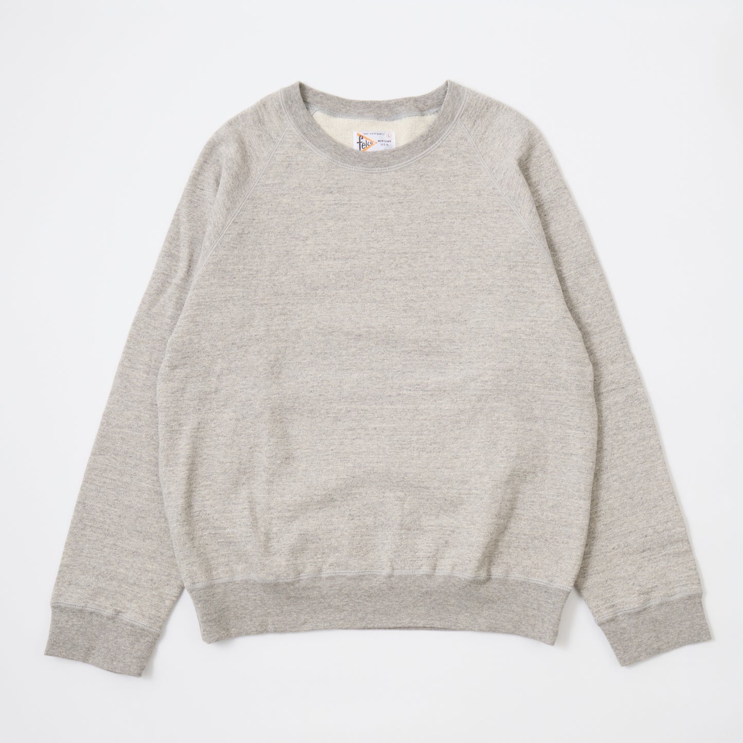 FELCO 12oz FRENCH TERRY L/S RAGLAN CREW RELAX FIT - 7 COLORS