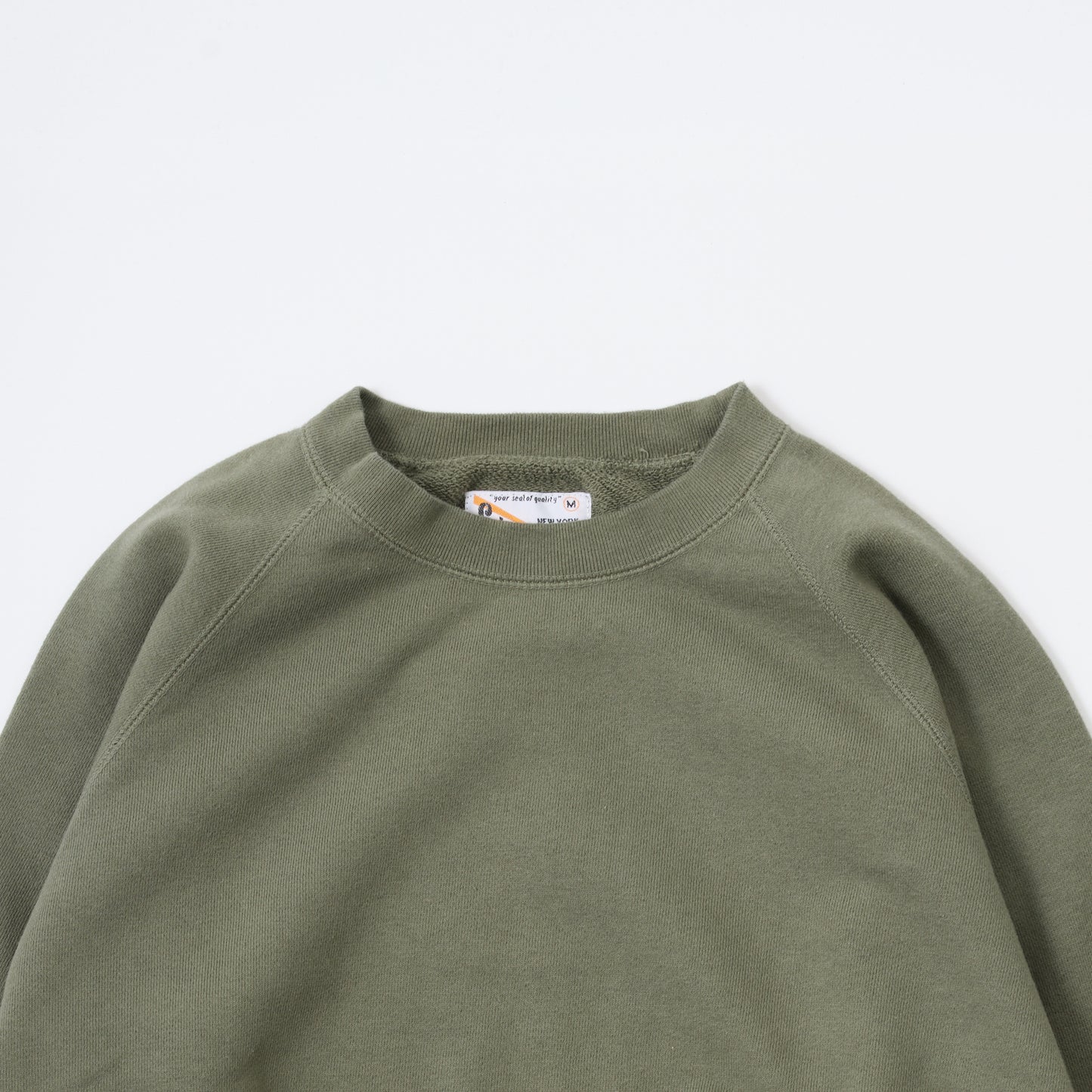 FELCO 12oz FRENCH TERRY L/S RAGLAN CREW RELAX FIT - 7 COLORS