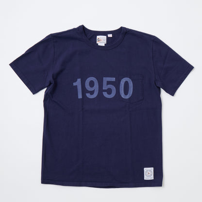 FELCO MADE IN USA S/S CREW POCKET T W/PRINT 1950