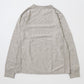 FELCO L/S INVERSE WEAVE CREW NECK POCKET T 7oz 18 SINGLE JERSEY ALL FLATSEAMA