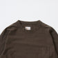 FELCO L/S INVERSE WEAVE CREW NECK POCKET T 7oz 18 SINGLE JERSEY ALL FLATSEAMA