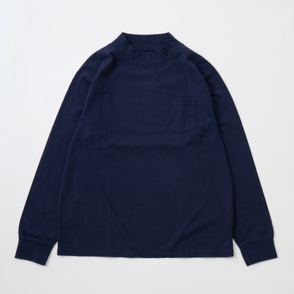 FELCO L/S MOCK NECK POCKET T 7oz 18 SINGLE JERSEY