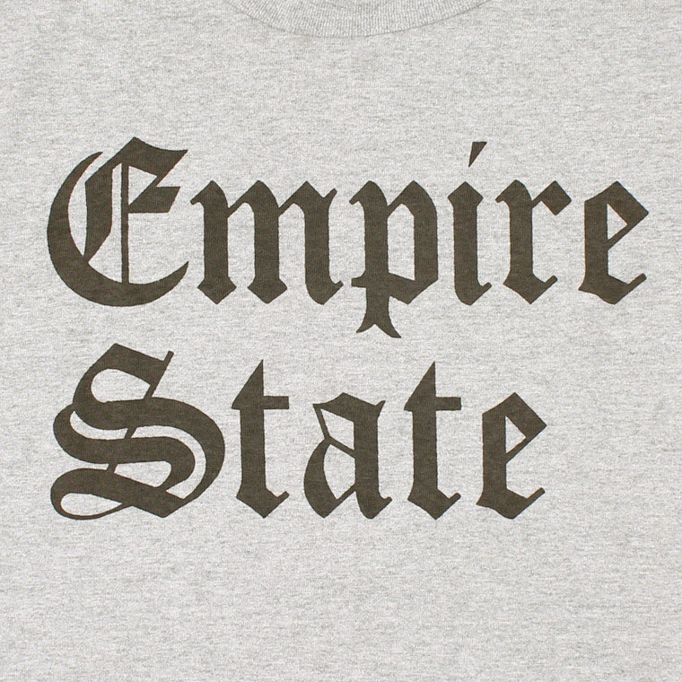 CALIFOLKS S/S WORD PRINT US CHAMPION 7oz HEAVY T-SHIRT - EMPIRESTATE PRINT