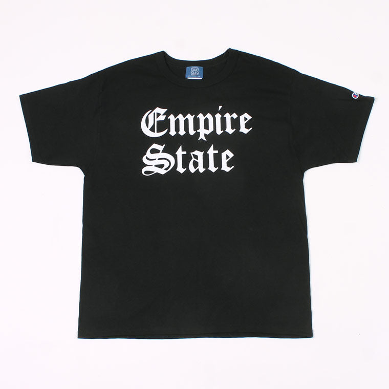 CALIFOLKS S/S WORD PRINT US CHAMPION 7oz HEAVY T-SHIRT - EMPIRESTATE PRINT