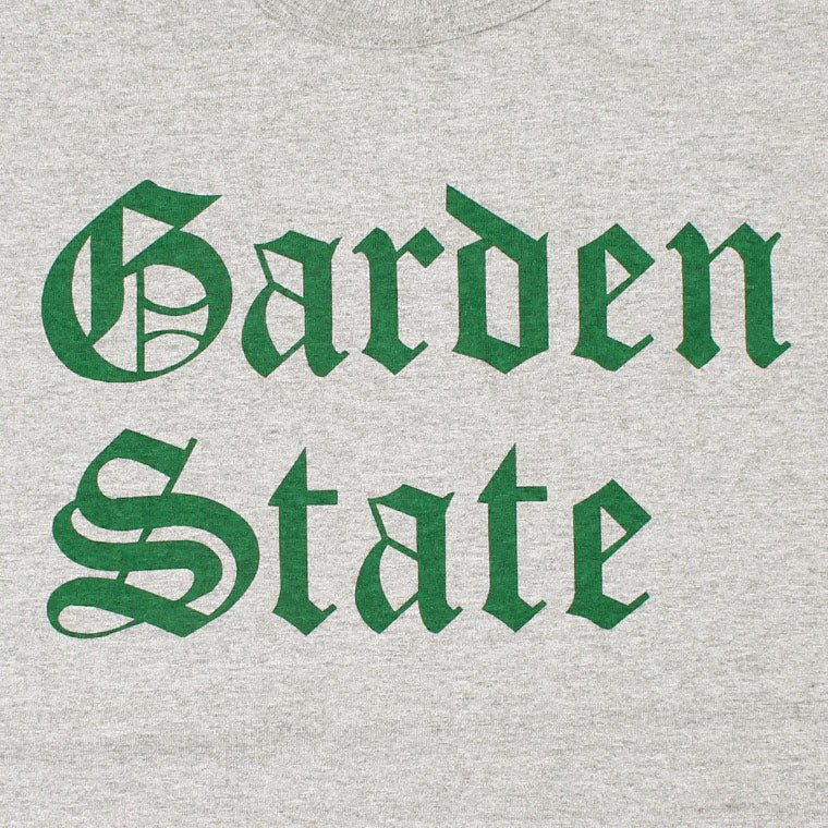 CALIFOLKS S/S WORD PRINT US CHAMPION 7oz HEAVY T-SHIRT - GARDENSTATE PRINT