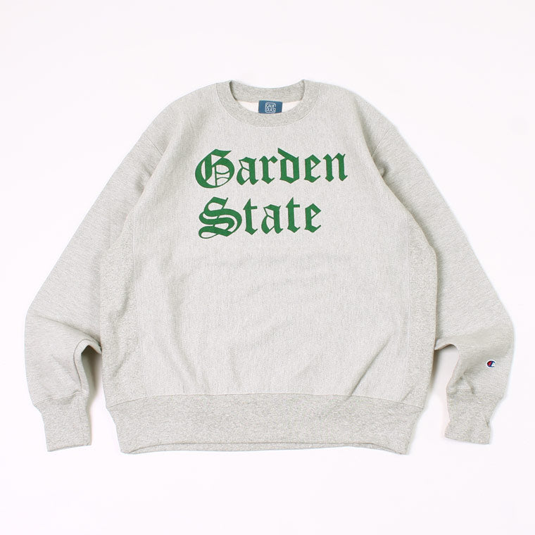 CALIFOLKS US CHAMPION REVERSE WEAVE CREW NECK SWEAT - GARDENSTATE PRINT