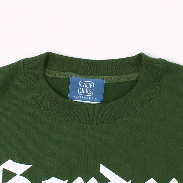 CALIFOLKS US CHAMPION REVERSE WEAVE CREW NECK SWEAT - GARDENSTATE PRINT