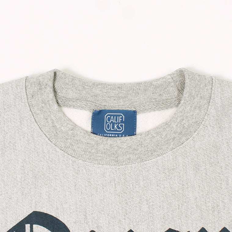 CALIFOLKS US CHAMPION REVERSE WEAVE CREW NECK SWEAT - OCEANSTATE PRINT