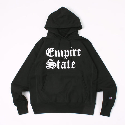 CALIFOLKS US CHAMPION REVERSE WEAVE HOODED PULLOVER SWEAT - EMPIRESTATE PRINT