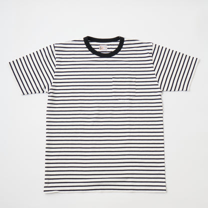 FELCO S/S BINDER CREW NECK POCKET T-AMERICAN VINTAGE STRIPE JERSEY