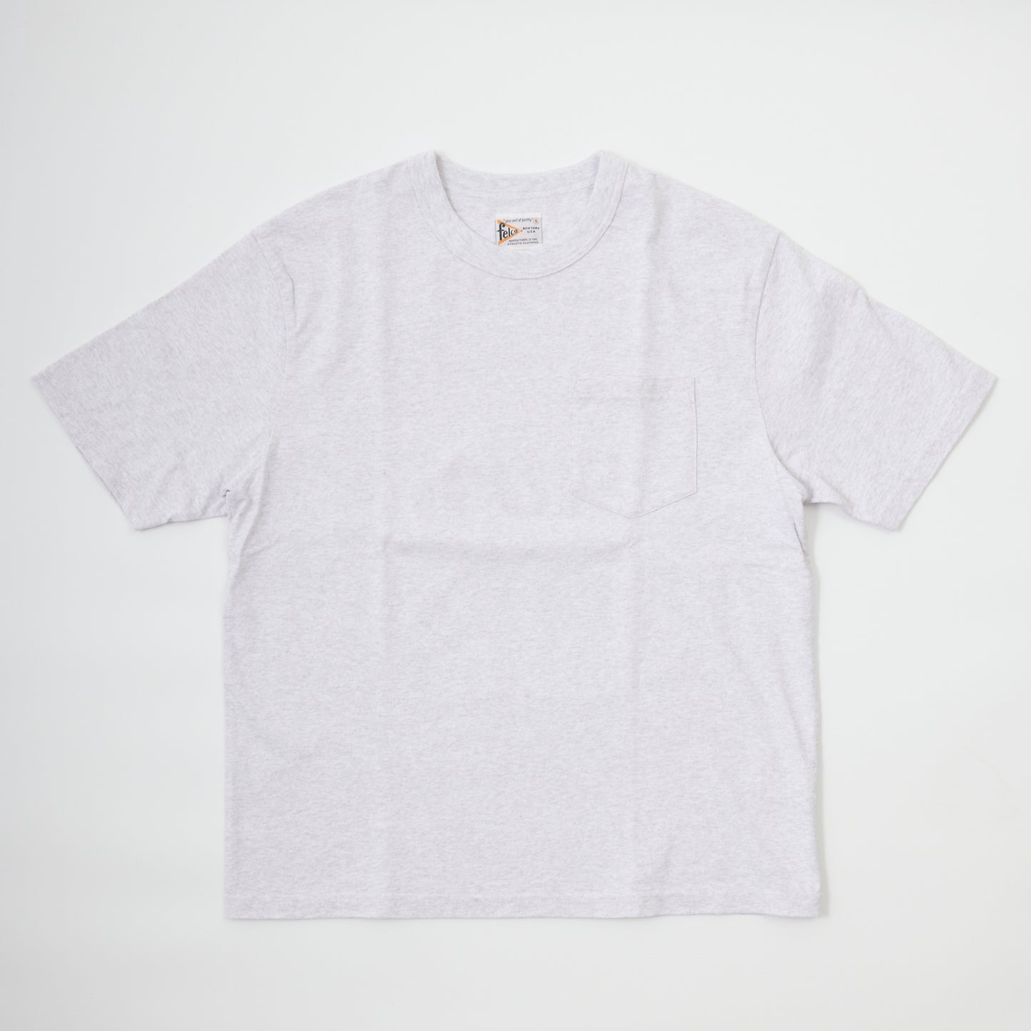 FELCO S/S BINDER NECK POCKET TEE 7oz 18SINGLE JERSEY