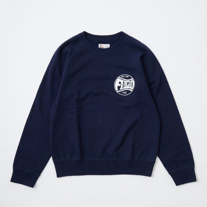 FELCO 12oz FRENCH TERRY RELAX FIT RAGLAN SWEAT W/PRINT FELCO1922