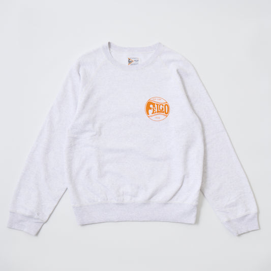 FELCO 12oz FRENCH TERRY RELAX FIT RAGLAN SWEAT W/PRINT FELCO1922