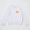 ASH GREY HEATHER - ORANGE PRINT