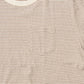 FELCO S/S RINGER NARROW STRIPE POCKET CREW TEE