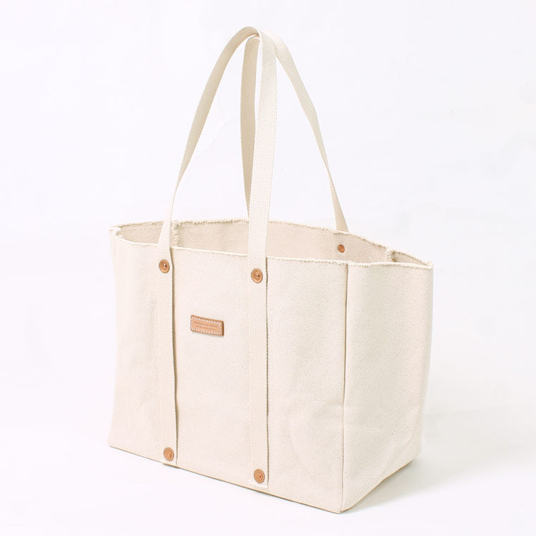 HERITAGE LEATHER 24oz CANVAS MARKET TOTE BAG