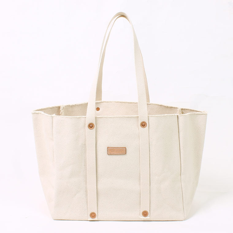 HERITAGE LEATHER 24oz CANVAS MARKET TOTE BAG