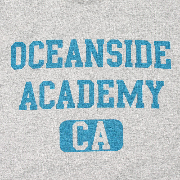 CALIFOLKS L/S WORD PRINT US CHAMPION 7oz HEAVY T-SHIRT - OCEANSIDE PRINT