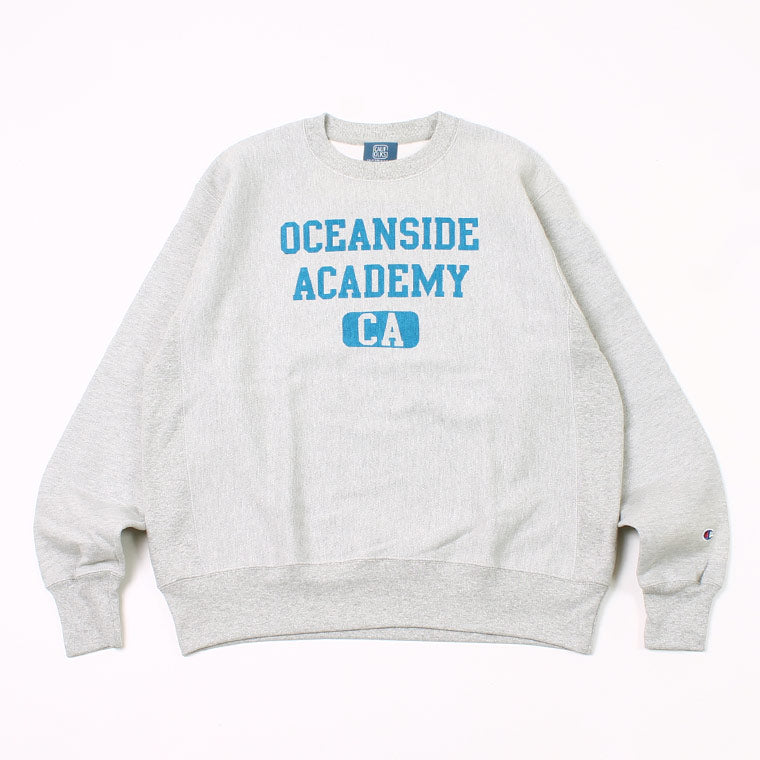 CALIFOLKS  US CHAMPION REVERSE WEAVE CREW NECK SWEAT - OCEANSIDE PRINT