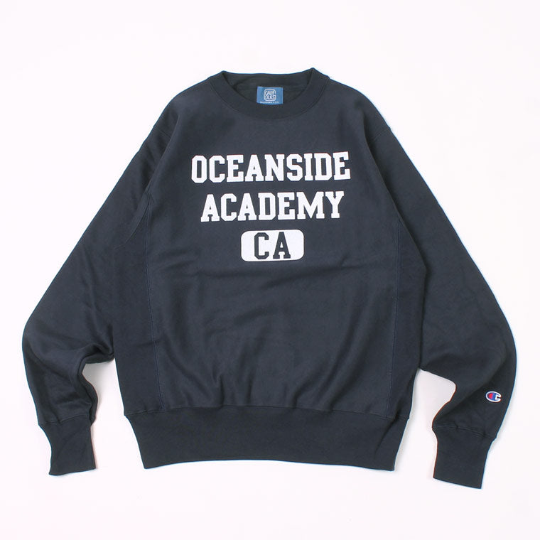 CALIFOLKS  US CHAMPION REVERSE WEAVE CREW NECK SWEAT - OCEANSIDE PRINT