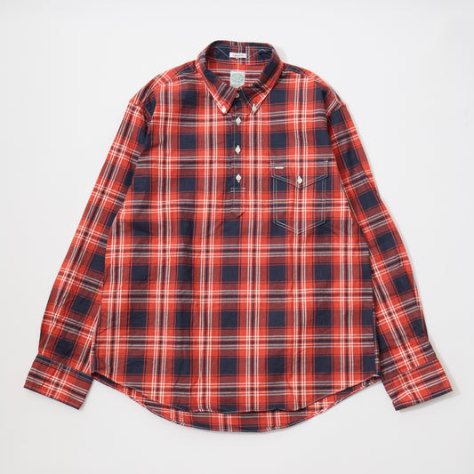 KEATON CHASE USA L/S CLASSIC FIT PULLOVER BD SHIRT TWILL CHECK - 3 COLORS