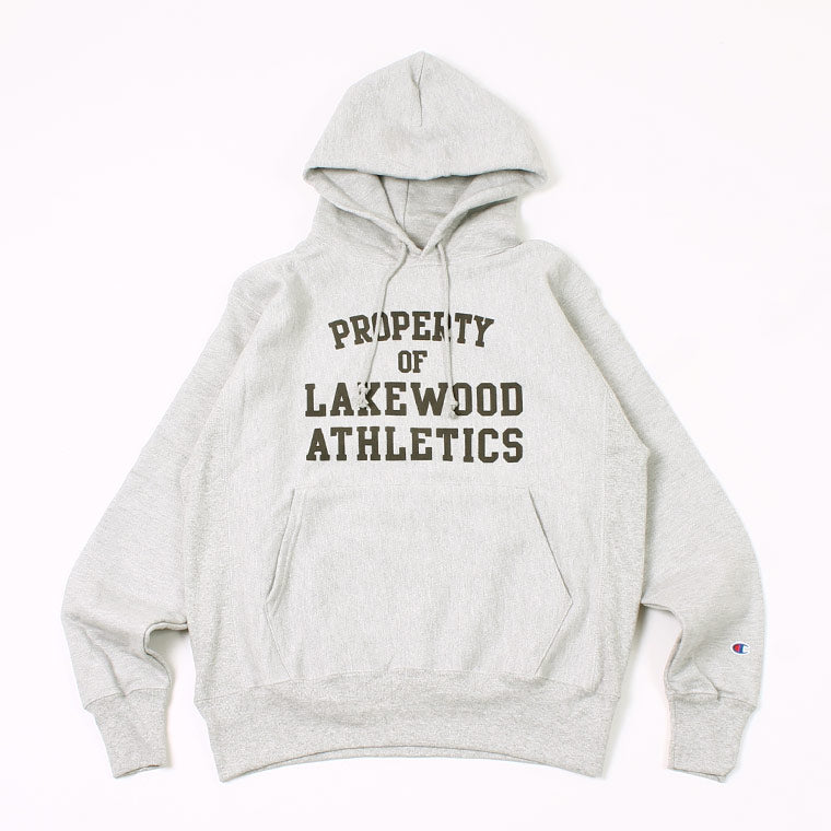 CALIFOLKS US CHAMPION REVERSE WEAVE HOODED PULLOVER SWEAT - LAKEWOOD PRINT