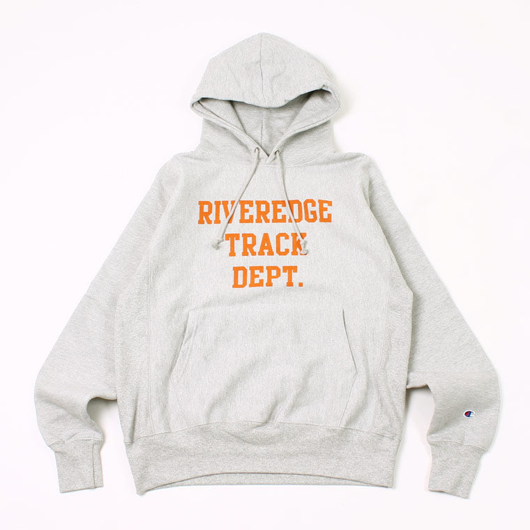 CALIFOLKS US CHAMPION REVERSE WEAVE HOODED PULLOVER SWEAT - RIVEREDGE PRINT