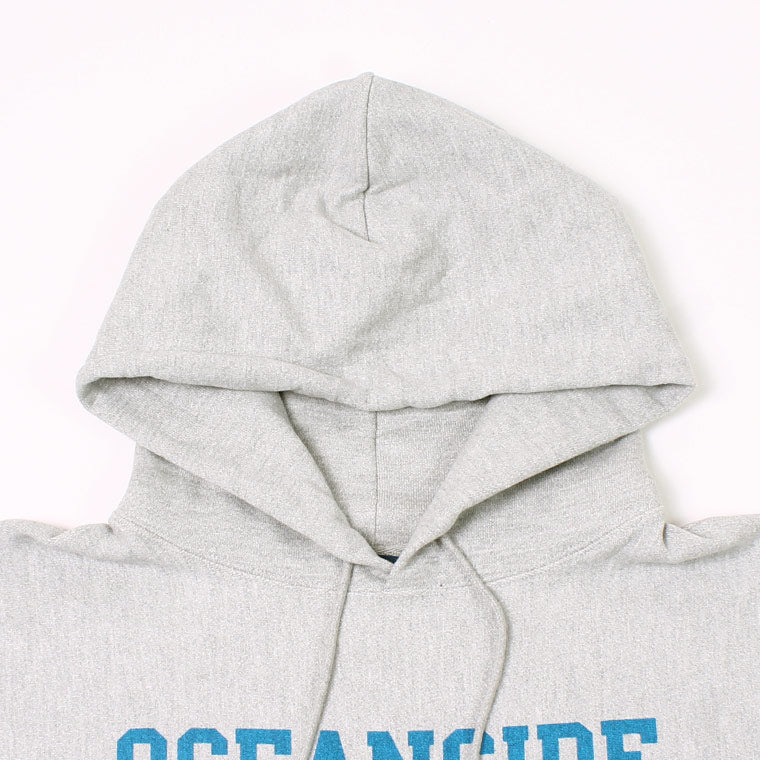 CALIFOLKS US CHAMPION REVERSE WEAVE HOODED PULLOVER SWEAT - OCEANSIDE PRINT