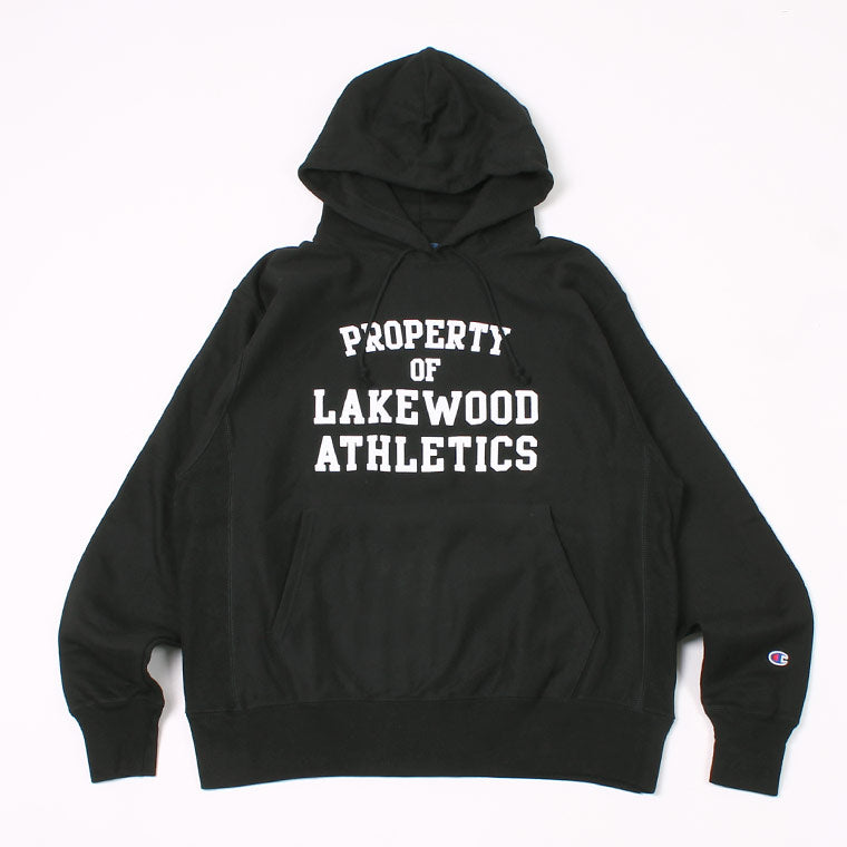 CALIFOLKS US CHAMPION REVERSE WEAVE HOODED PULLOVER SWEAT - LAKEWOOD PRINT